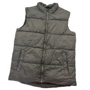 Old Navy Black Puffer Vest Youth Boy XL 14/16 Winter Spring Fall Activewear Cozy